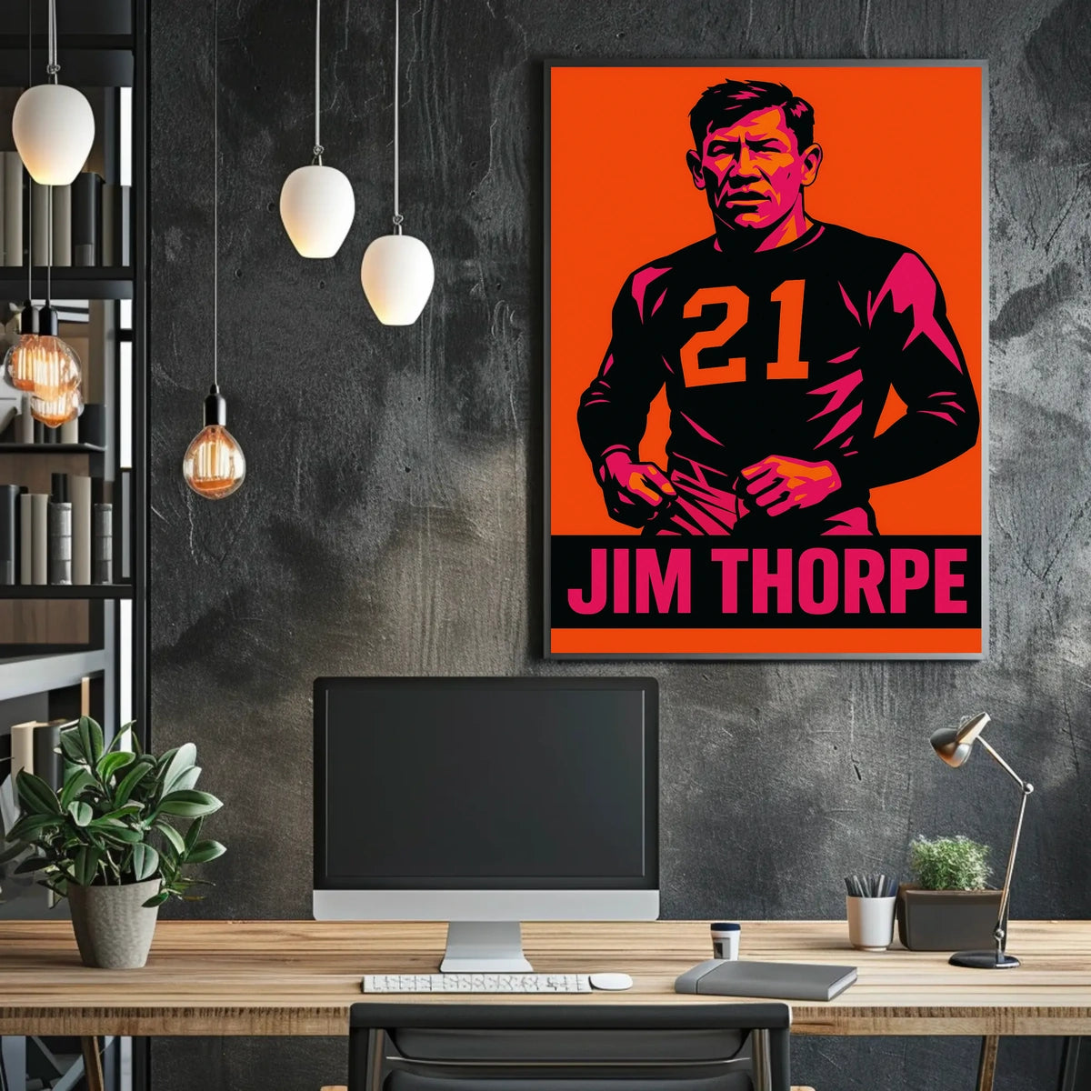 Jim Thorpe Tribute Poster