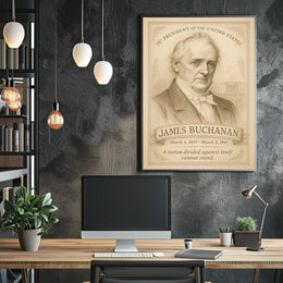 James Buchanan 15Th President Poster
