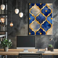 Ornate Geometric Luxury Wall Art Poster - Cultural Heritage