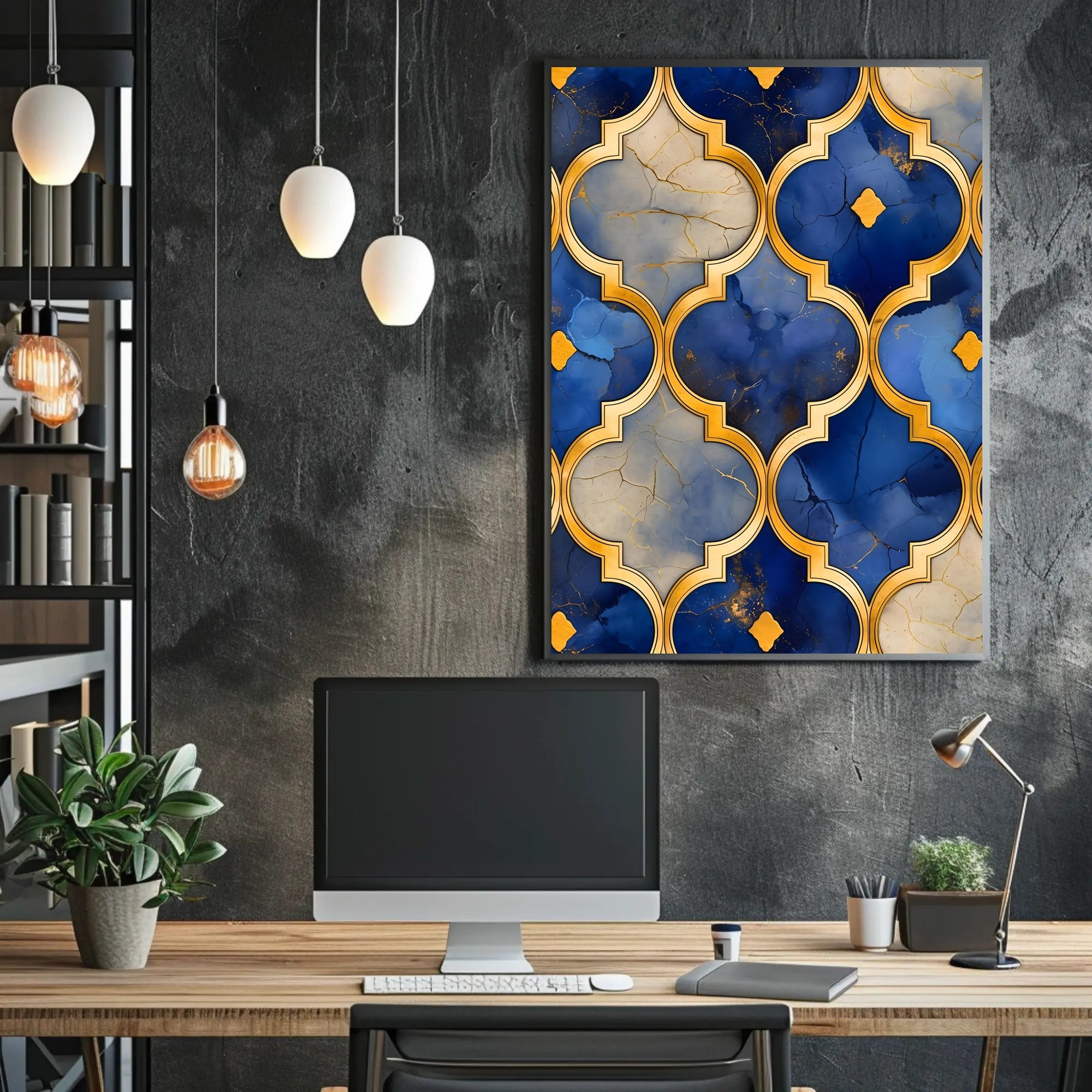 Ornate Geometric Luxury Wall Art Poster - Cultural Heritage