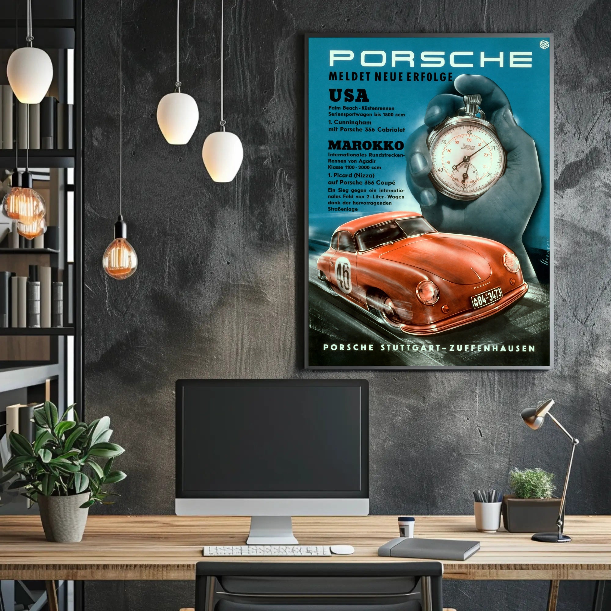 Porsche Racing Successes Poster