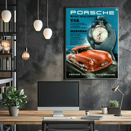 Porsche Racing Successes Poster