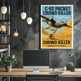 Fairchild C-82 Packet Crowd Killer Poster