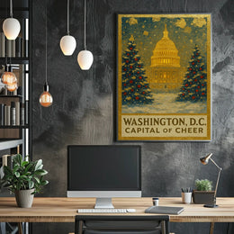 Washington, D.C. Capital Of Cheer Poster