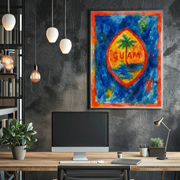 Vibrant Guam Poster