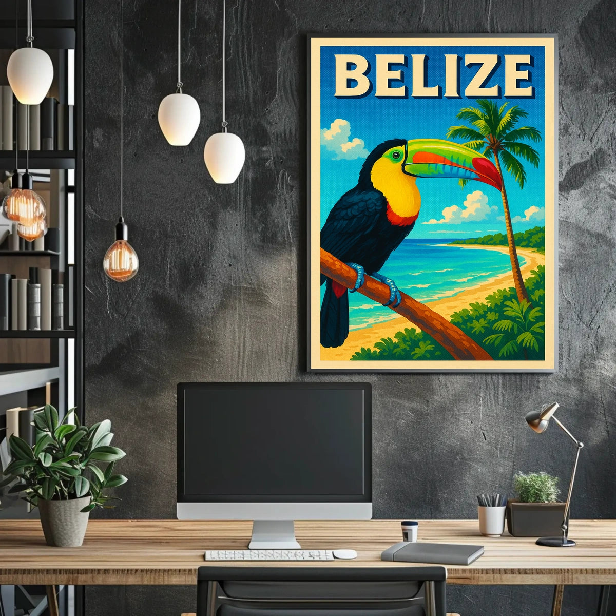 Belize Tropical Paradise Poster