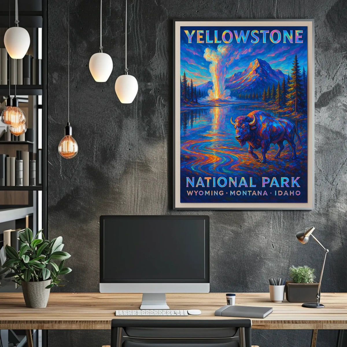 Yellowstone National Park Poster