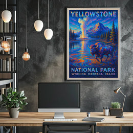 Yellowstone National Park Poster