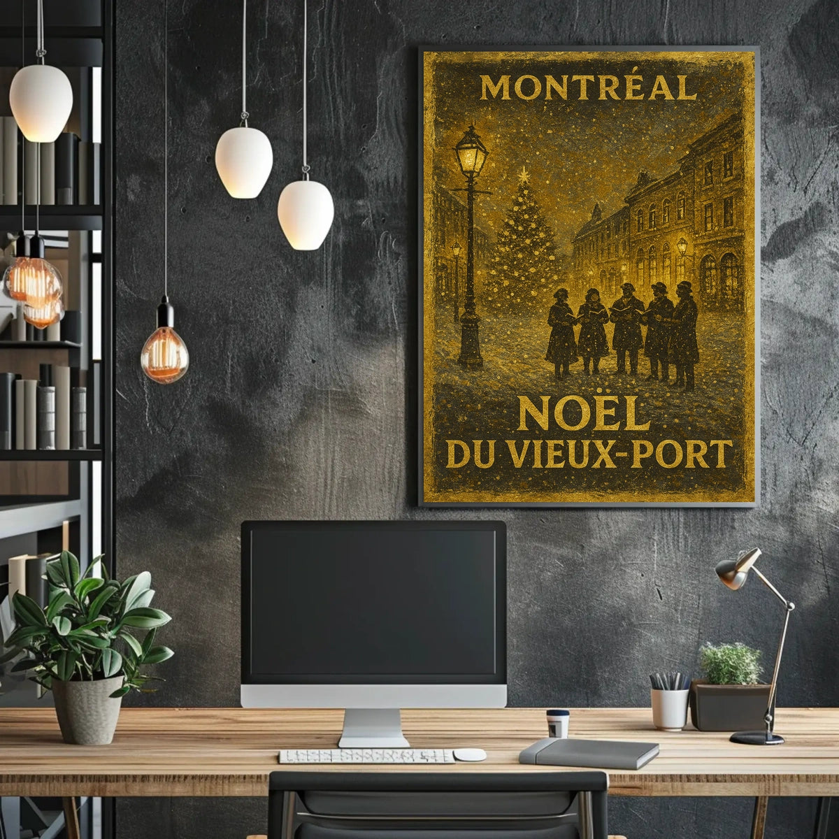Noël Du Vieux-Port Poster
