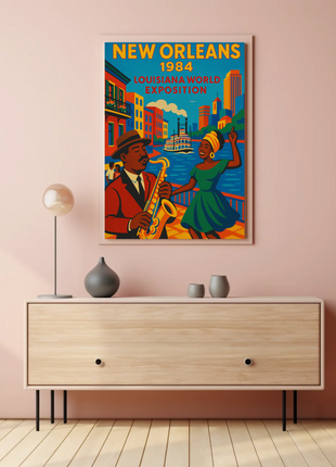 Louisiana World Exposition 1984 Cultural or Heritage Poster
