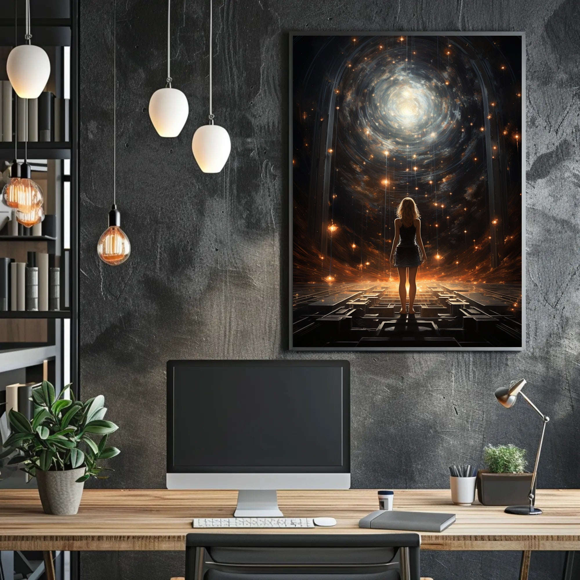 Journey To The Cosmic Vortex Poster PosterGoat