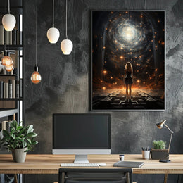 Journey To The Cosmic Vortex Poster PosterGoat