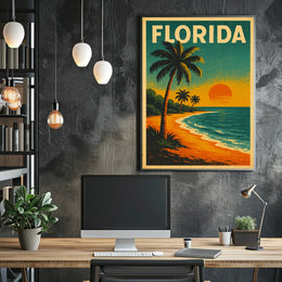 Florida Sunset Poster