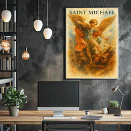 Saint Michael Icon Poster