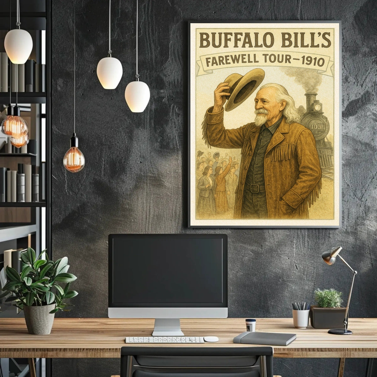 Buffalo Bill's Farewell Tour 1910 Poster