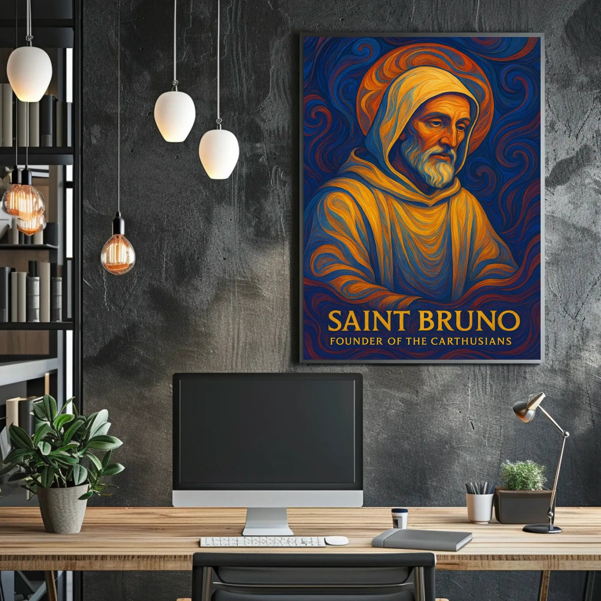 Saint Bruno Founder of the Carthusians Poster