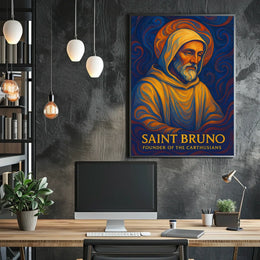 Saint Bruno Founder of the Carthusians Poster
