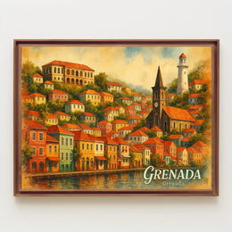 Grenada A Scenic View Poster
