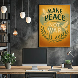 Make Peace, Not War Poster