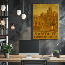 Santa Fe Luminaria Nights Poster