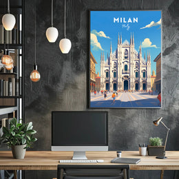 Milan Cathedral Poster