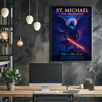 St. Michael's Divine Power Fantasy Mythology Poster PosterGoat