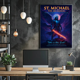 St. Michael's Divine Power Fantasy Mythology Poster PosterGoat