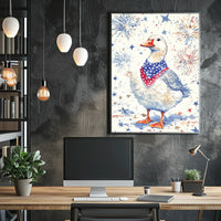 patriotic goose Poster