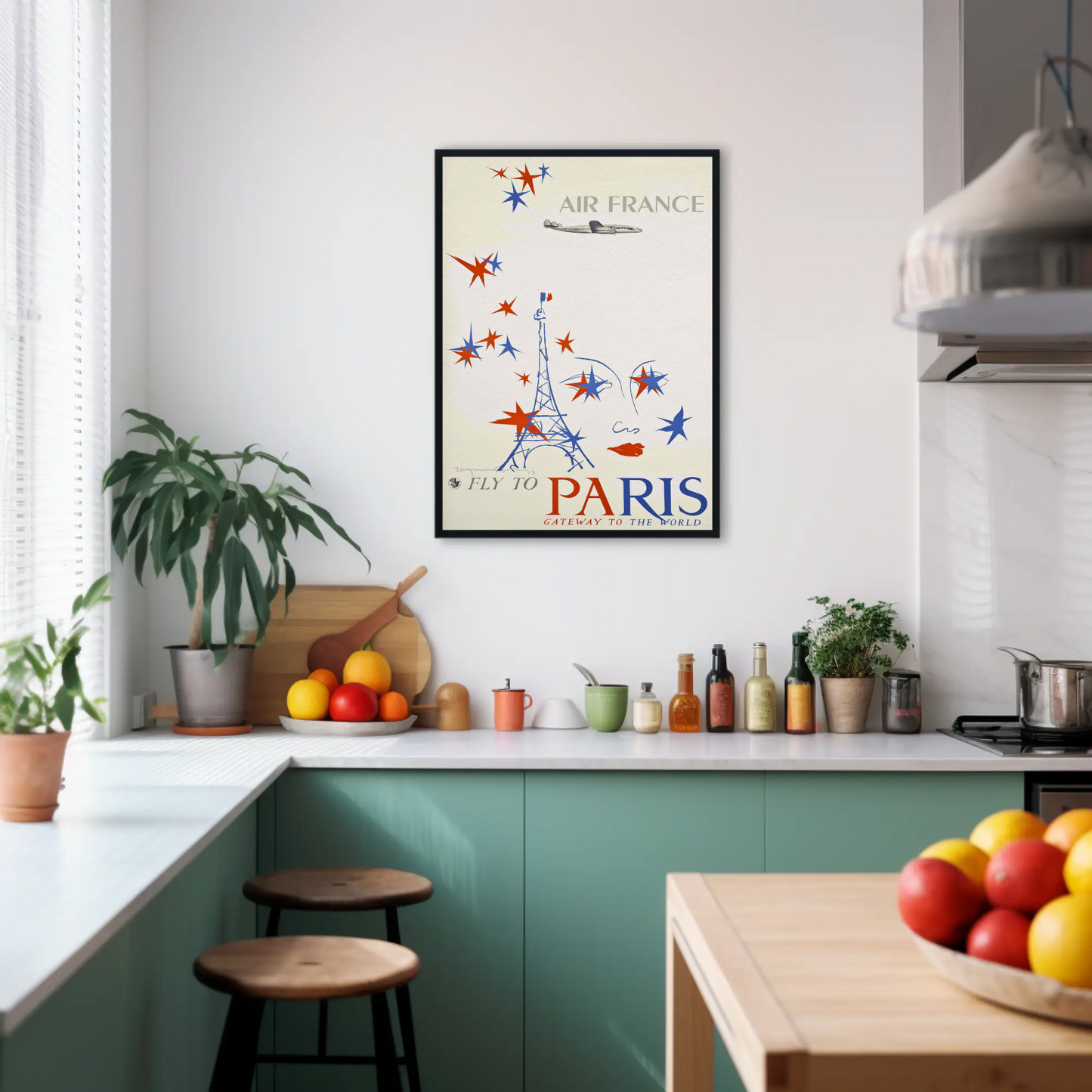 Fly to Paris Air France Gateway Poster