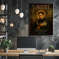 Saint Aloysius Gonzaga Devotional Cultural or Heritage Poster PosterGoat