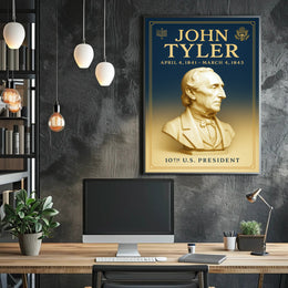 John Tyler 10th President Poster PosterGoat