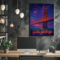 Golden Gate Bridge at Dusk Poster