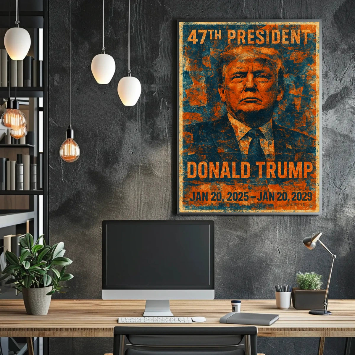 Resolute Vision Donald Trump Poster