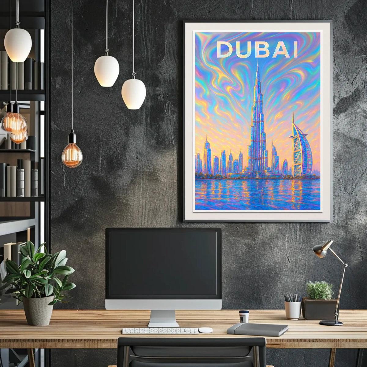 Dubai Skyline Poster