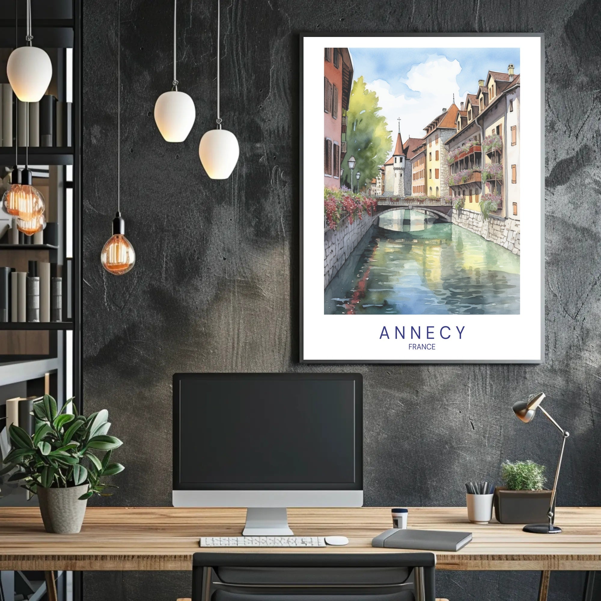 Annecy, France Poster PosterGoat