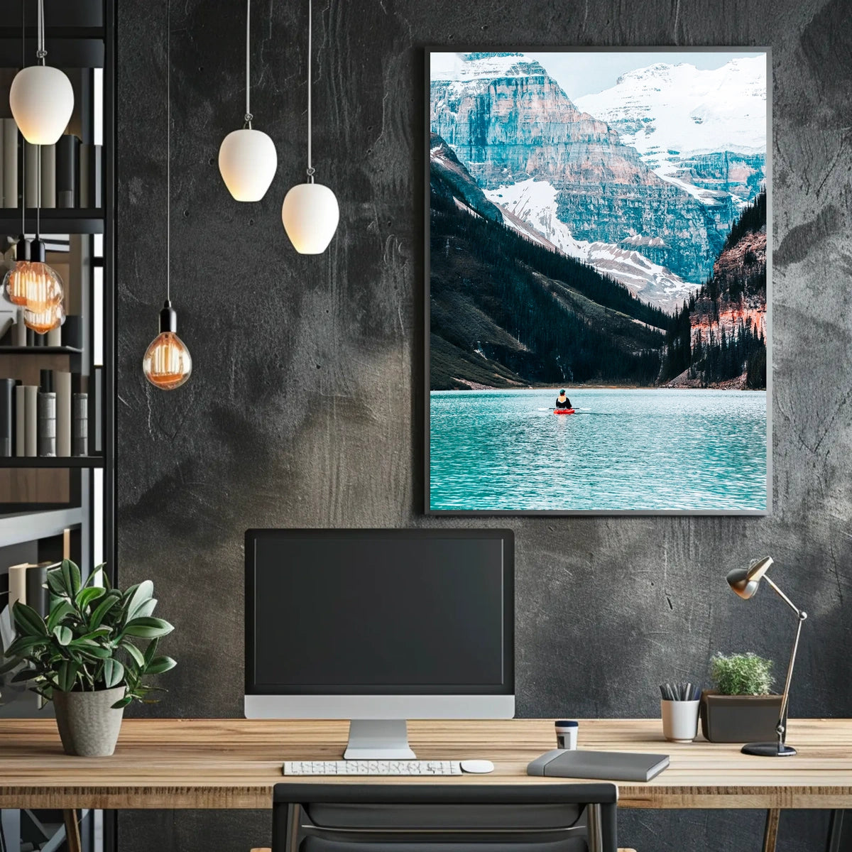 Tranquil Kayak Adventure Poster