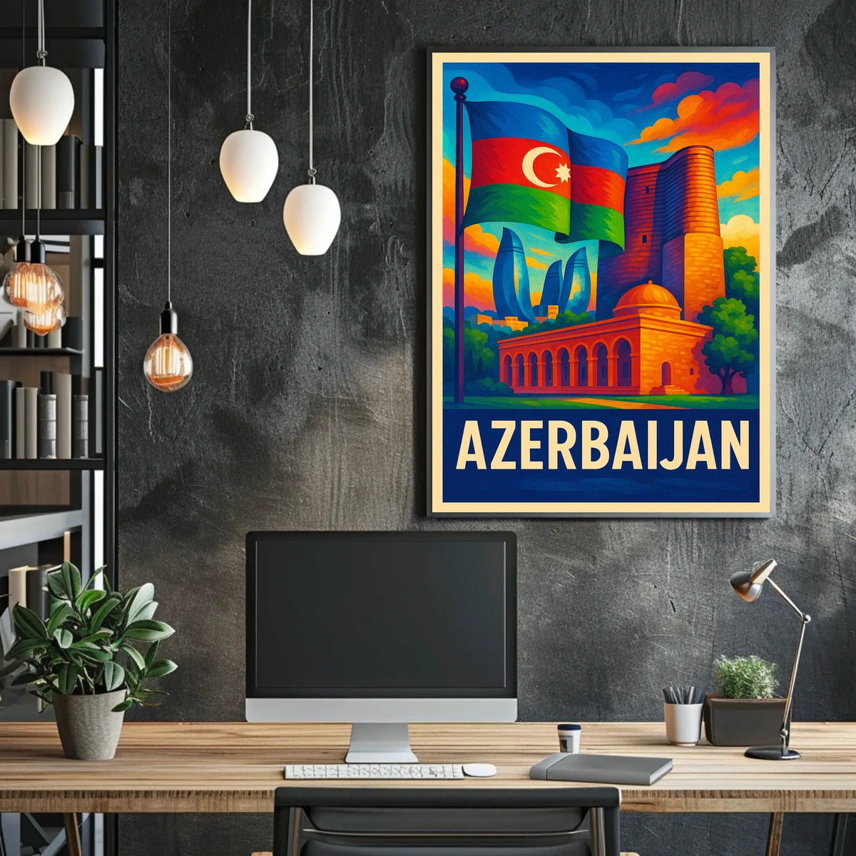 Azerbaijan A Vibrant Heritage Poster