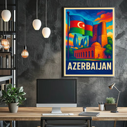 Azerbaijan A Vibrant Heritage Poster