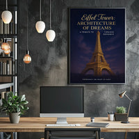 Eiffel Tower Architecture of Dreams Poster