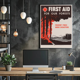 First Aid for Forests Poster PosterGoat