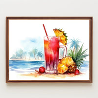 Tropical Refreshment Poster