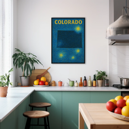 Colorado Starry Night Poster