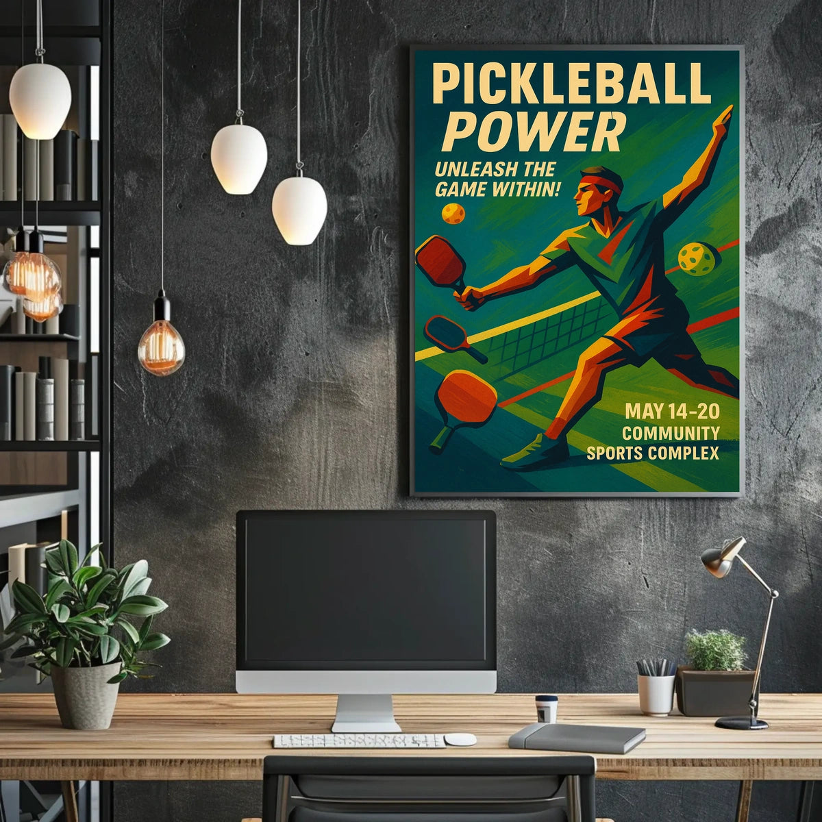 Pickleball Power Poster