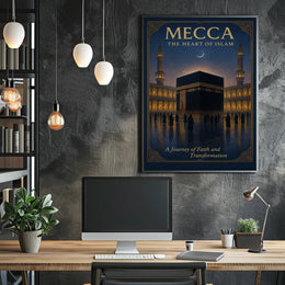 Mecca Spiritual Poster Wall Art Travel Print