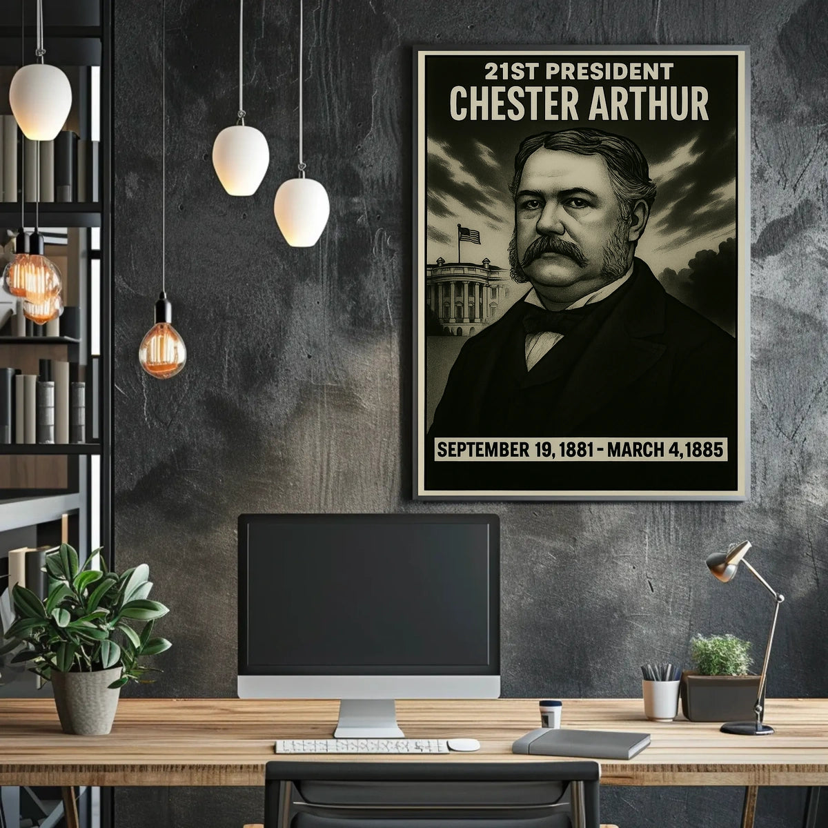 Chester Arthur 21St President Poster