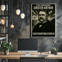 Chester Arthur 21St President Poster