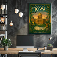 Discover The Heart Of Iowa Poster