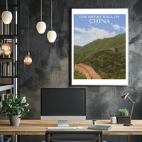 The Great Wall of China Travel Poster
