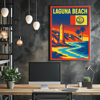 Laguna Beach Scenic Poster PosterGoat