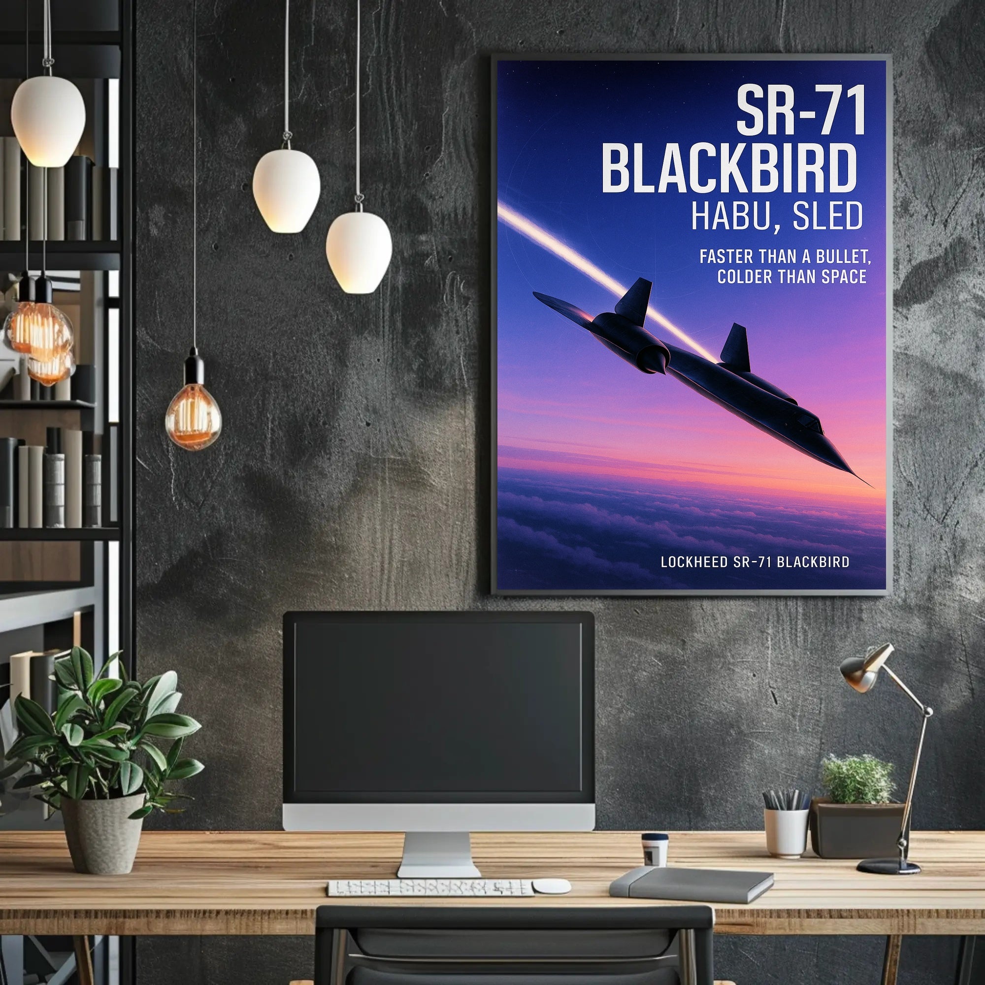 SR-71 Blackbird Poster PosterGoat